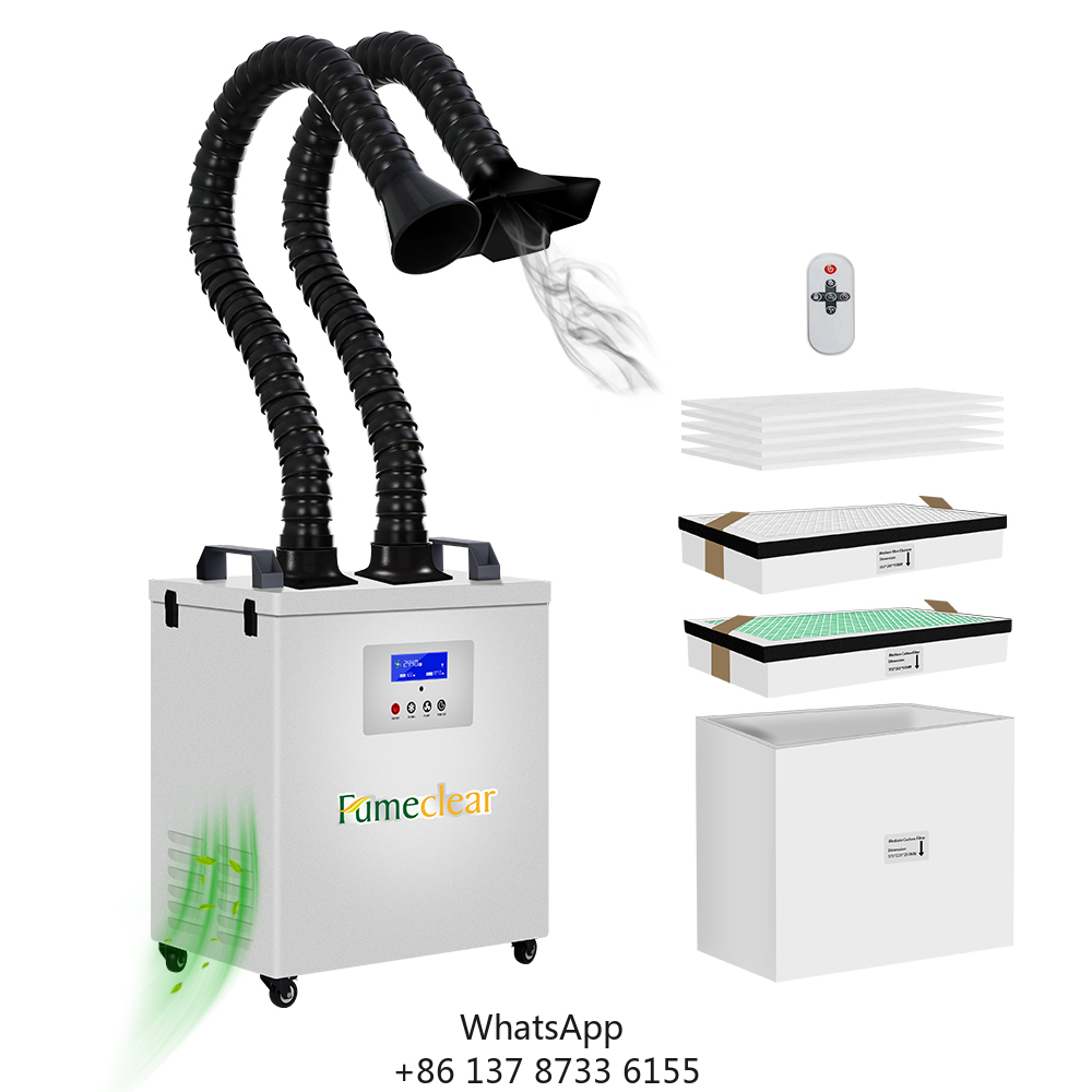 Industrial Laser Fume Extractor - شفط قوي لحام الصناعية الدخان ومستخرج