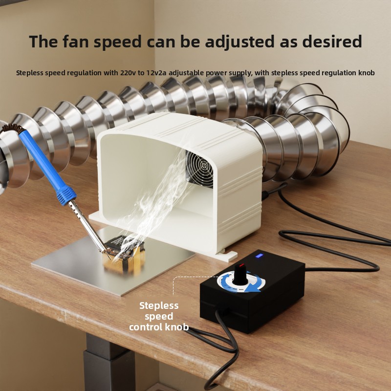 Industrial Laser Fume Extractor - جهاز شفط أبخرة اللحام قوي ومدمج،