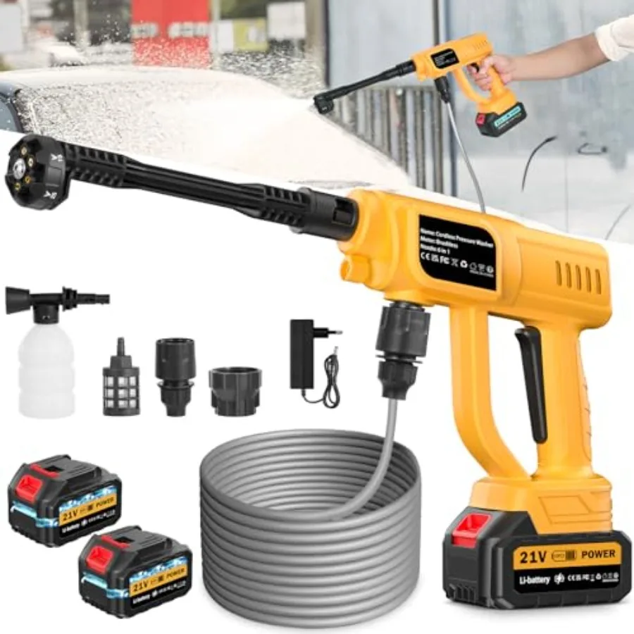 Laser Nozzle Ceramic - غسالة ضغط محمولة لاسلكية بقوة 1700PSI