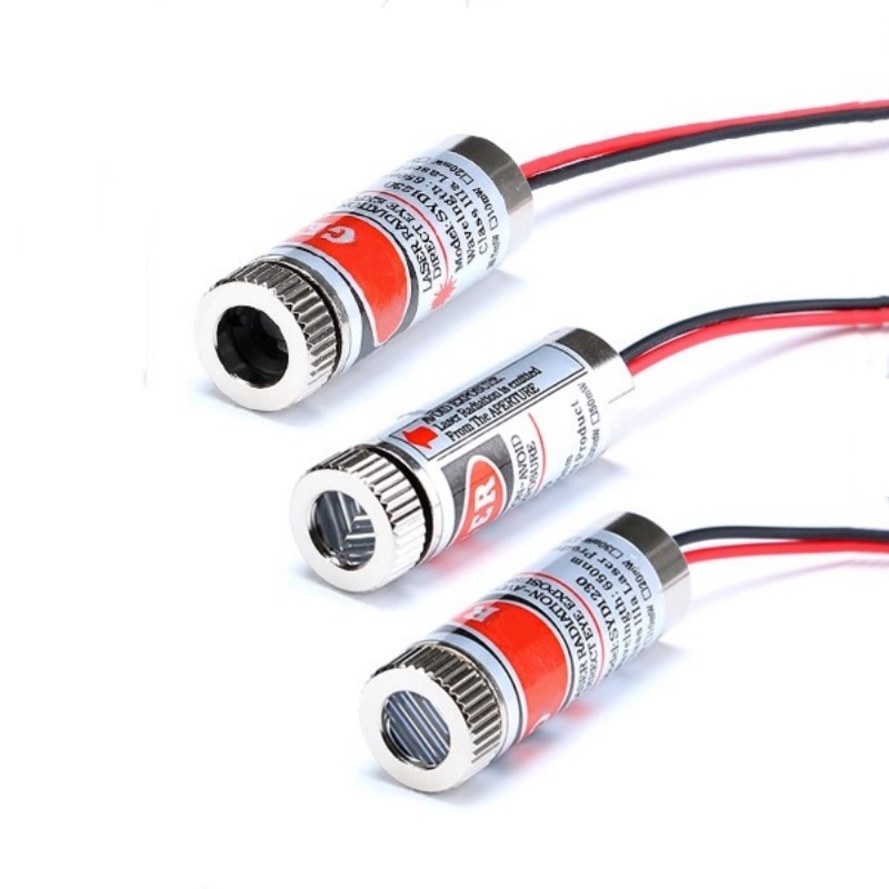 Diode Laser Module - 650nm 5mW نقطة حمراء/خط/صليب وحدة الليزر