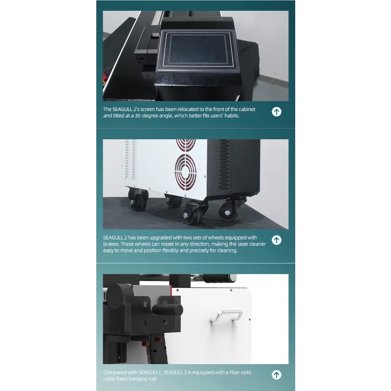 Industrial Laser Cleaning - جهاز تنظيف بالليزر المحمول بقوة 300
