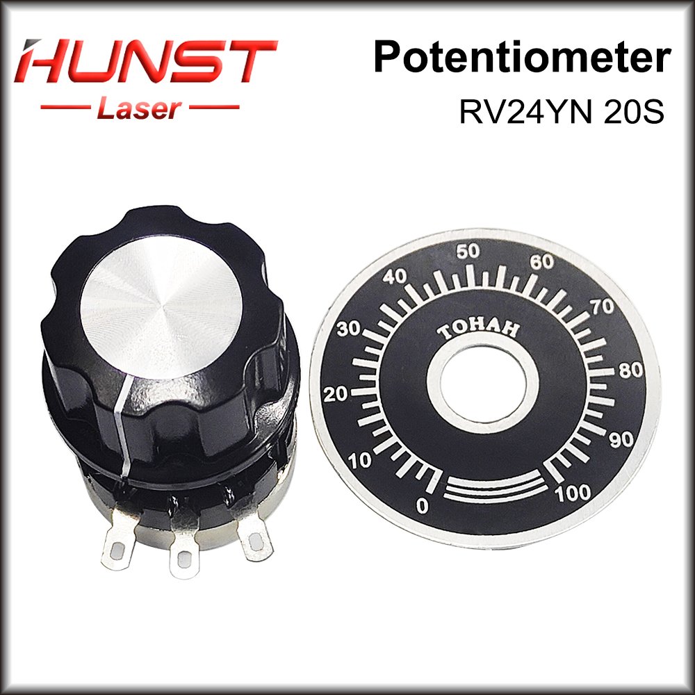 Co2 Laser Engraving Machine - مقياس جهد أحادي الدوران HUNST RV24YN