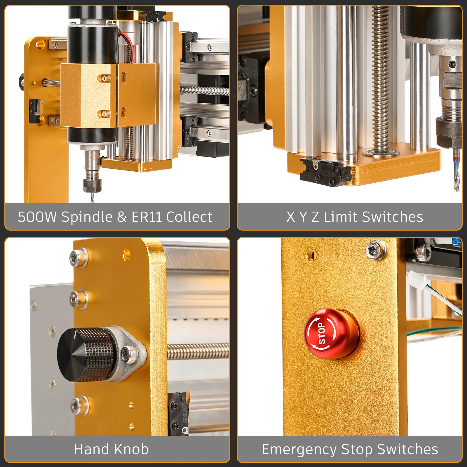 Limit Switch Cnc - ماكينة طحن CNC3018PRO فائقة الأداء مع