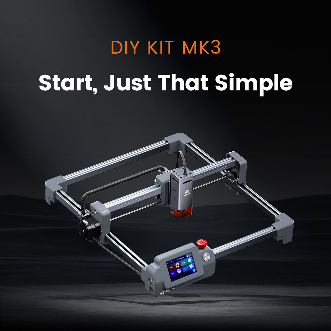 Industrial Acrylic Laser Cutter - مجموعة أدوات AlgoLaser DIY KIT MK3