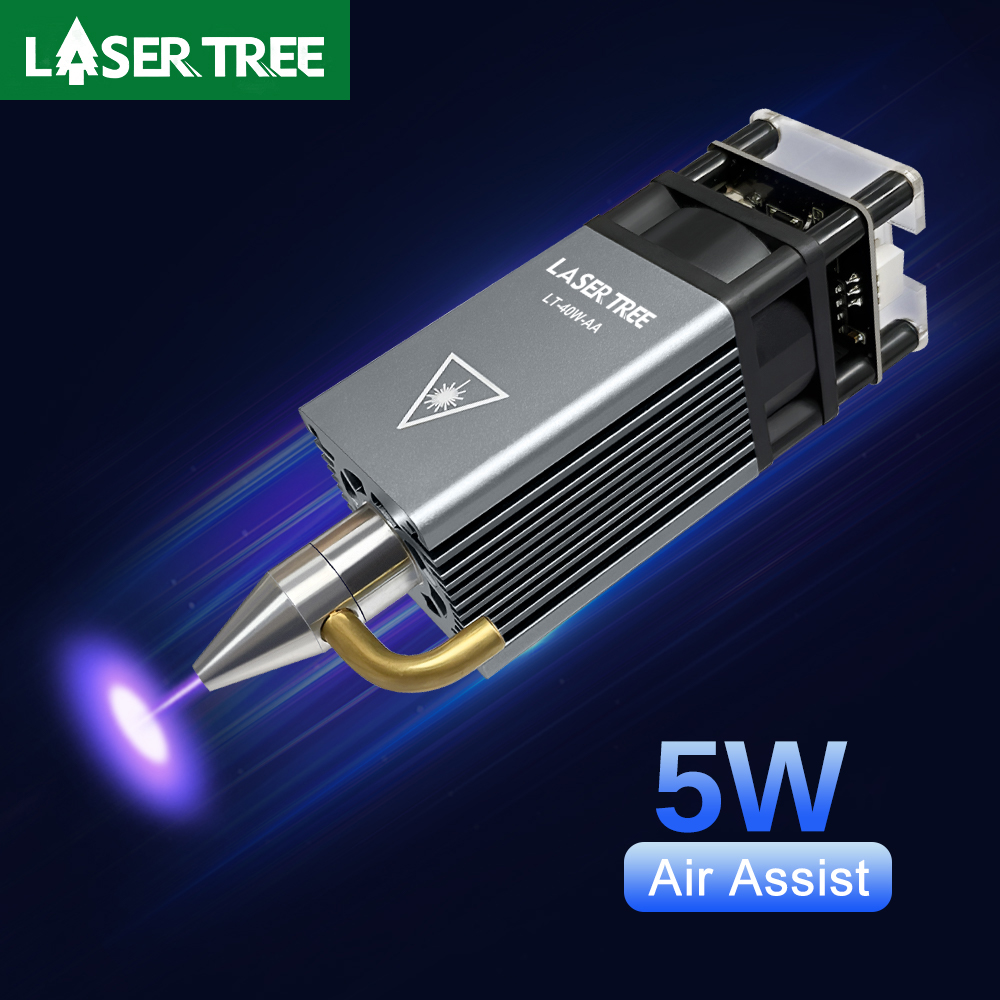 شجرة الليزر 5 واط مساعدة الهوا - مراجعة Industrial Laser Engraver وسعره