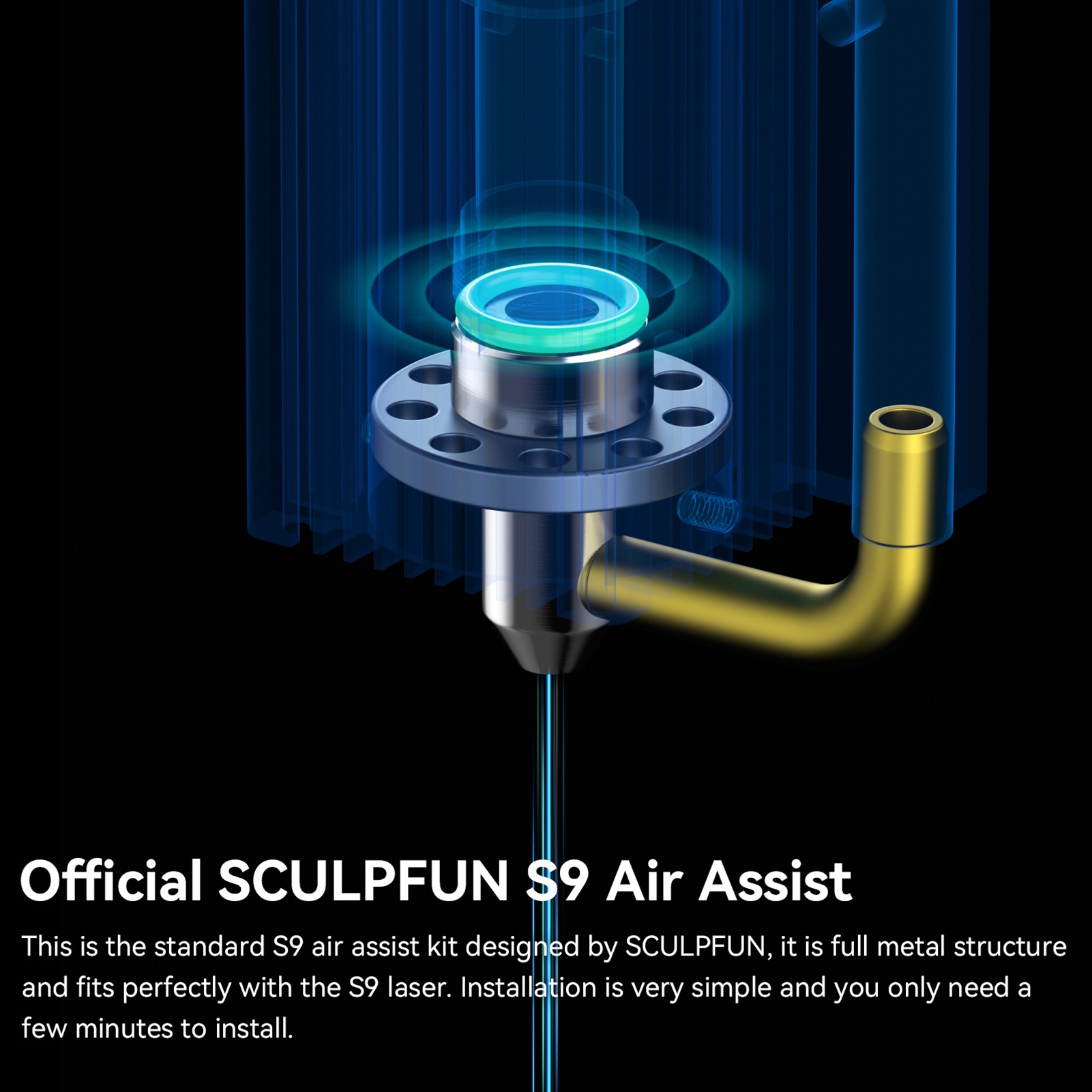 SCULPFUN الليزر حفارة الهواء م - مراجعة Industrial Laser Engraver وسعره