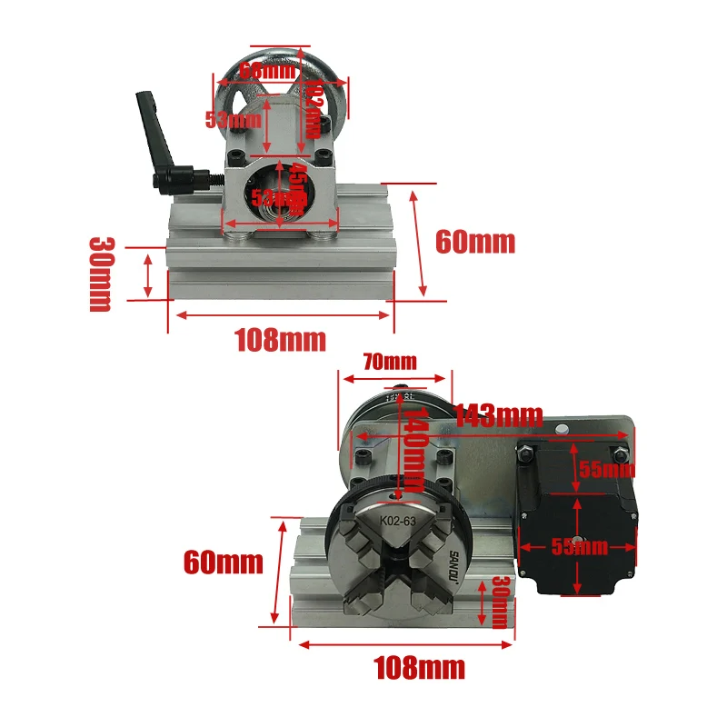 رأس دوار للتصنيع والنقش بالتحك - مراجعة Cnc Router Machine وسعره