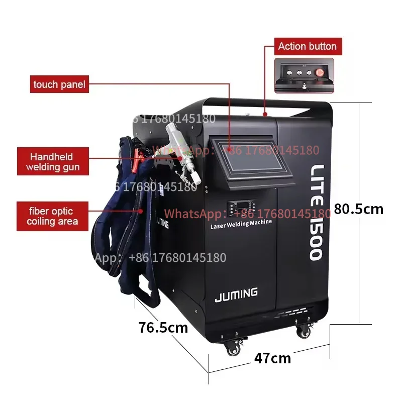 جهاز ليزر صناعي محمول عالي الط - مراجعة Industrial Laser Welding Machine Hand Held وسعره