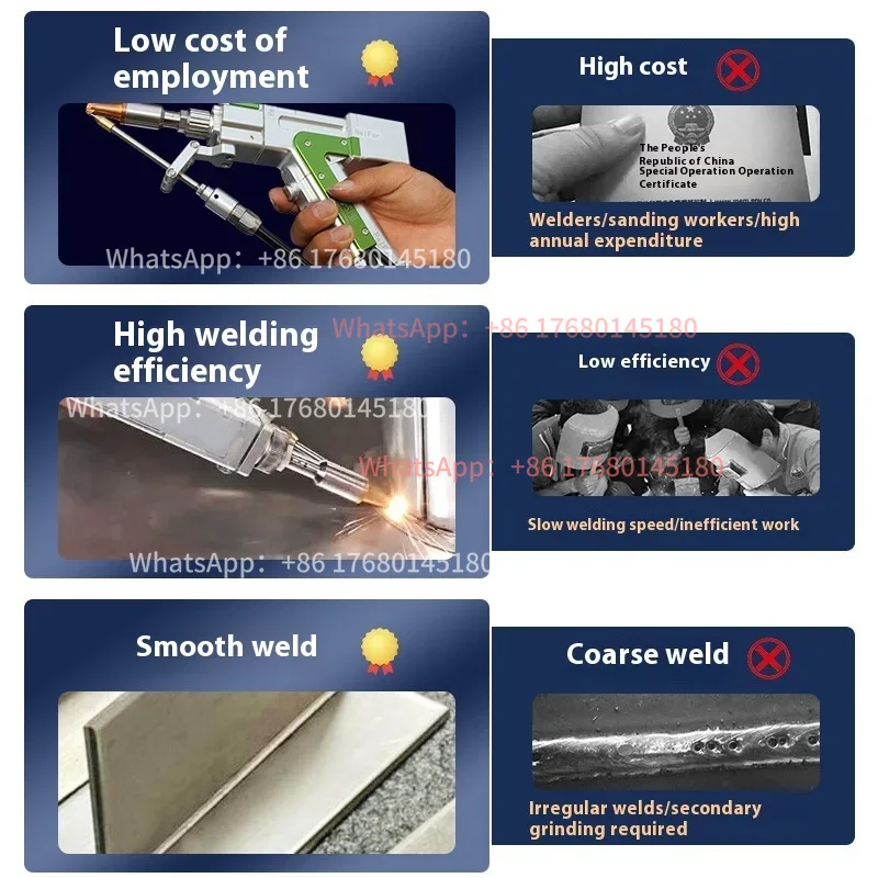 جهاز ليزر صناعي محمول عالي الط - مراجعة Industrial Laser Welding Machine Hand Held وسعره