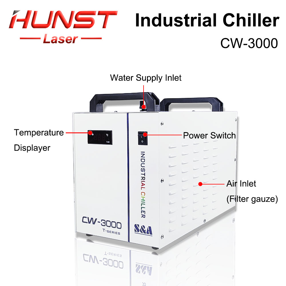 HUNST S & A CW3000 مبرد المياه - مراجعة Industrial Laser Engraver وسعره