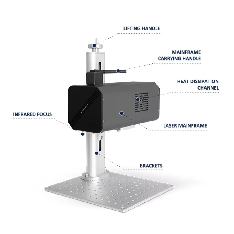 طابعة ليزر محمولة للاستخدام ال - مراجعة Industrial Handheld Laser Printer وسعره