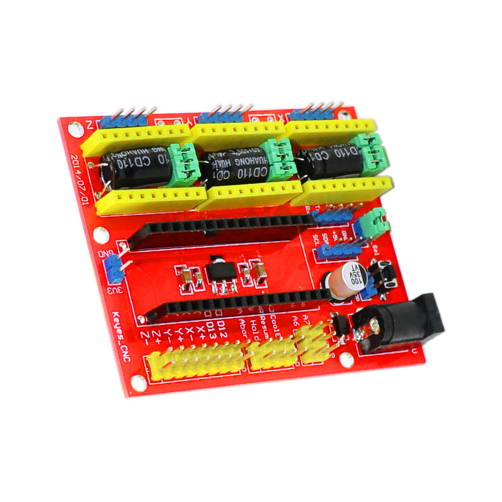 لوحة تحكم CNC Shield V4 من Key - مراجعة Controller Grbl Board وسعره
