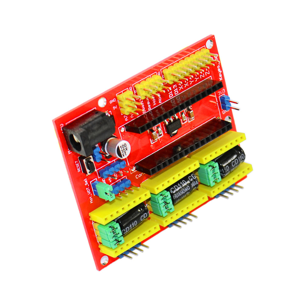 لوحة تحكم CNC Shield V4 من Key - مراجعة Controller Grbl Board وسعره