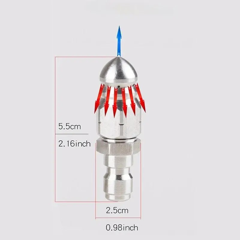 فوهة تنظيف المجاري لغسالة الضغ - مراجعة Laser Nozzle Ceramic وسعره