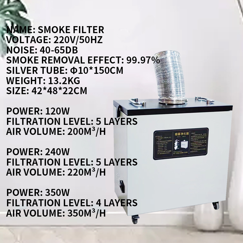 جهاز تنقية الهواء الصناعي بقوة - مراجعة Industrial Laser Fume Extractor وسعره