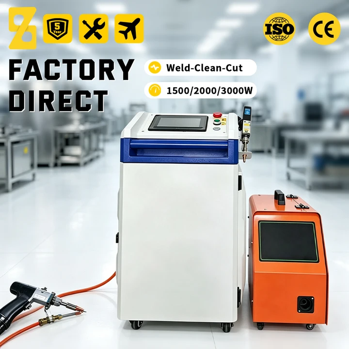 آلة لحام ليزر محمولة 3 في 1 مب - مراجعة Industrial Laser Welding Machine Hand Held وسعره