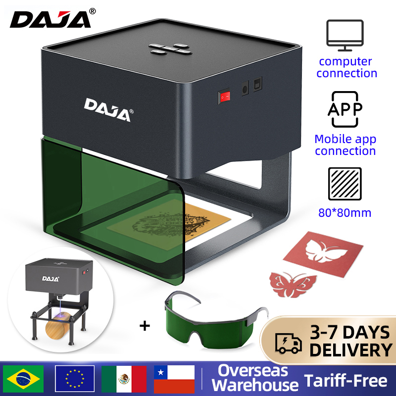 DAJA DJ6 ماكينة حفارة ليزر صغي - مراجعة Industrial Laser Machines وسعره