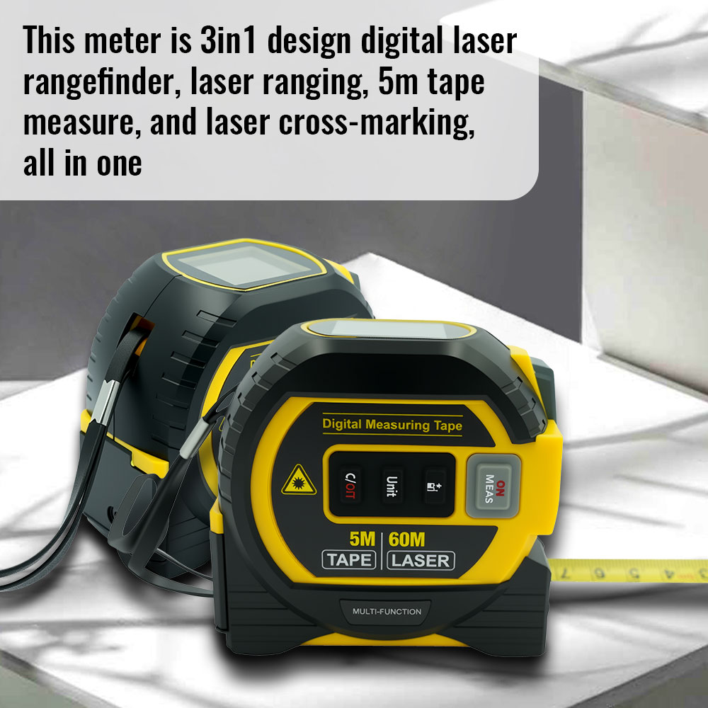 شريط قياس ليزري جديد 2026، 3 ف - مراجعة Industrial Laser Tape Measure وسعره