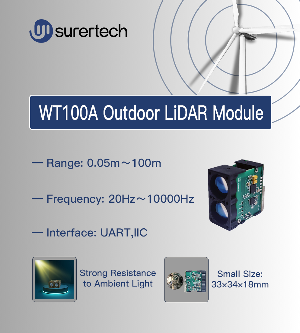 مستشعر ليزر طويل المدى WT100A  - مراجعة Industrial Laser Sensor وسعره