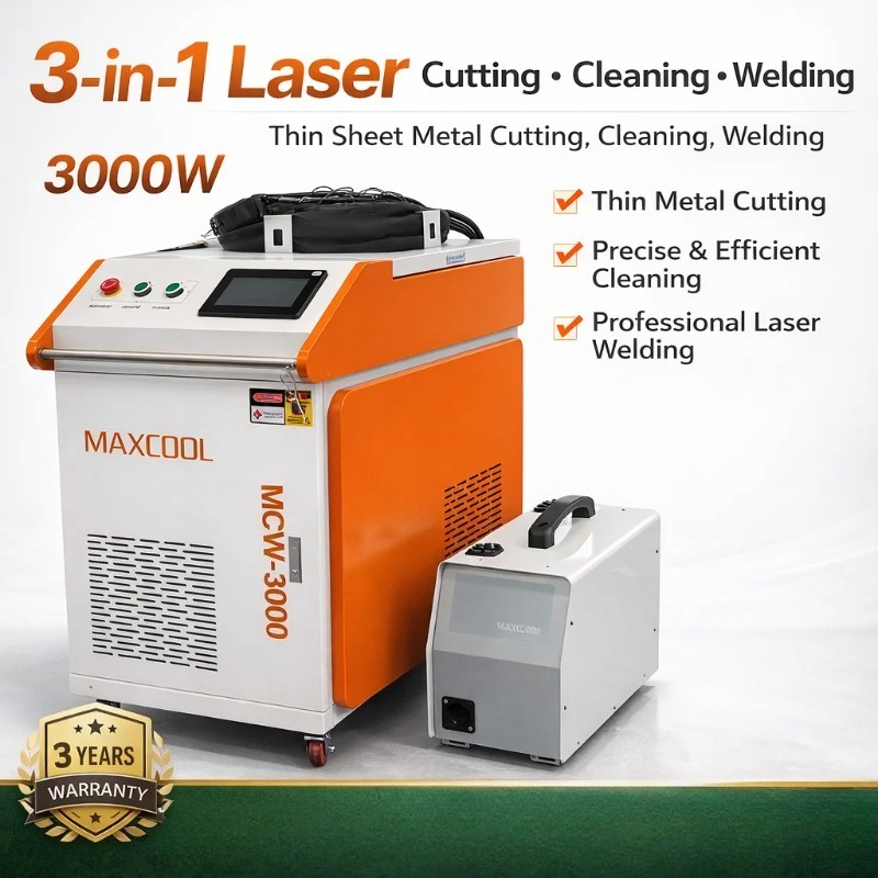 آلة لحام 3 في 1 مع وظيفة التنظ - مراجعة Industrial Laser Cleaning وسعره