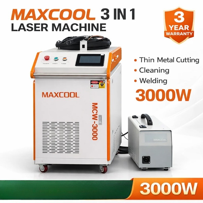 آلة لحام 3 في 1 مع وظيفة التنظ - مراجعة Industrial Laser Cleaning وسعره