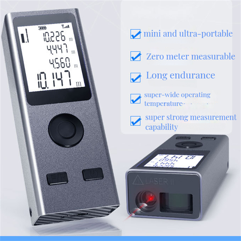 جهاز تحديد المدى بالليزر الذكي - مراجعة Industrial Laser Tape Measure وسعره