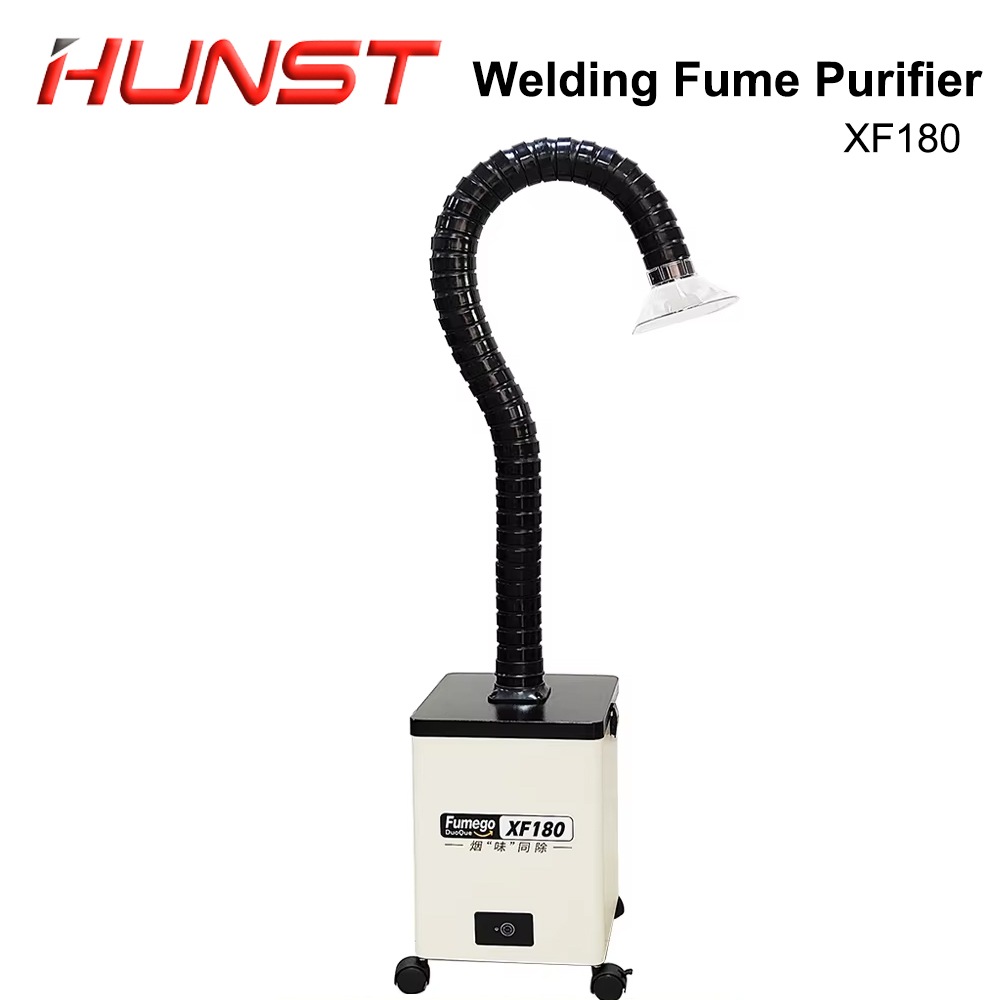 Hunst XF180 الليزر آلة استخلاص - مراجعة Industrial Laser Fume Extractor وسعره