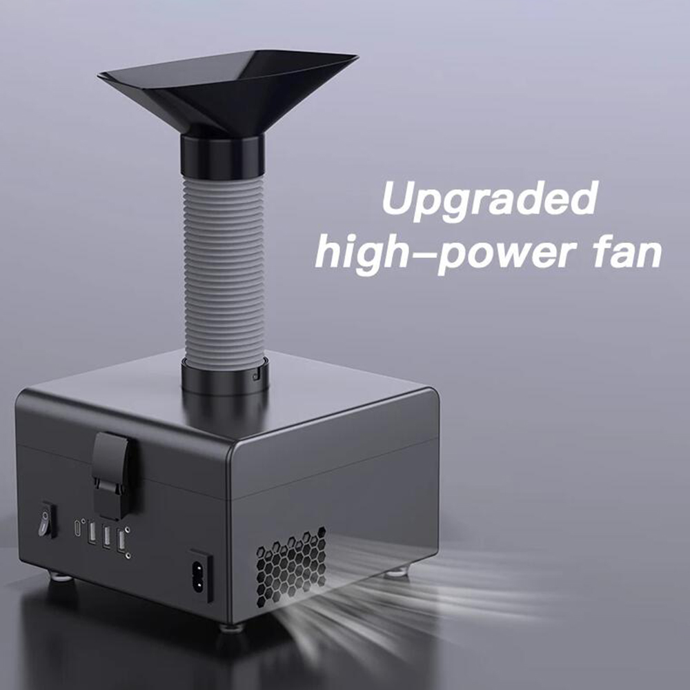 DIGRAY ZJ-802 ZJ-802S لحام تنق - مراجعة Industrial Laser Fume Extractor وسعره