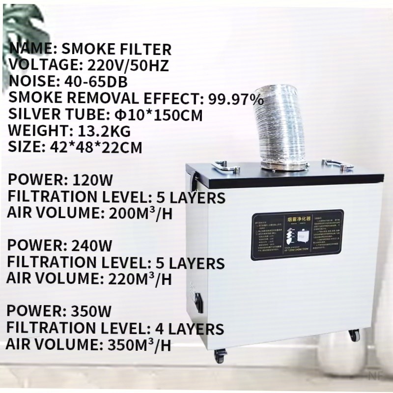 جهاز NFure لاستخراج الأبخرة وت - مراجعة Industrial Laser Fume Extractor وسعره