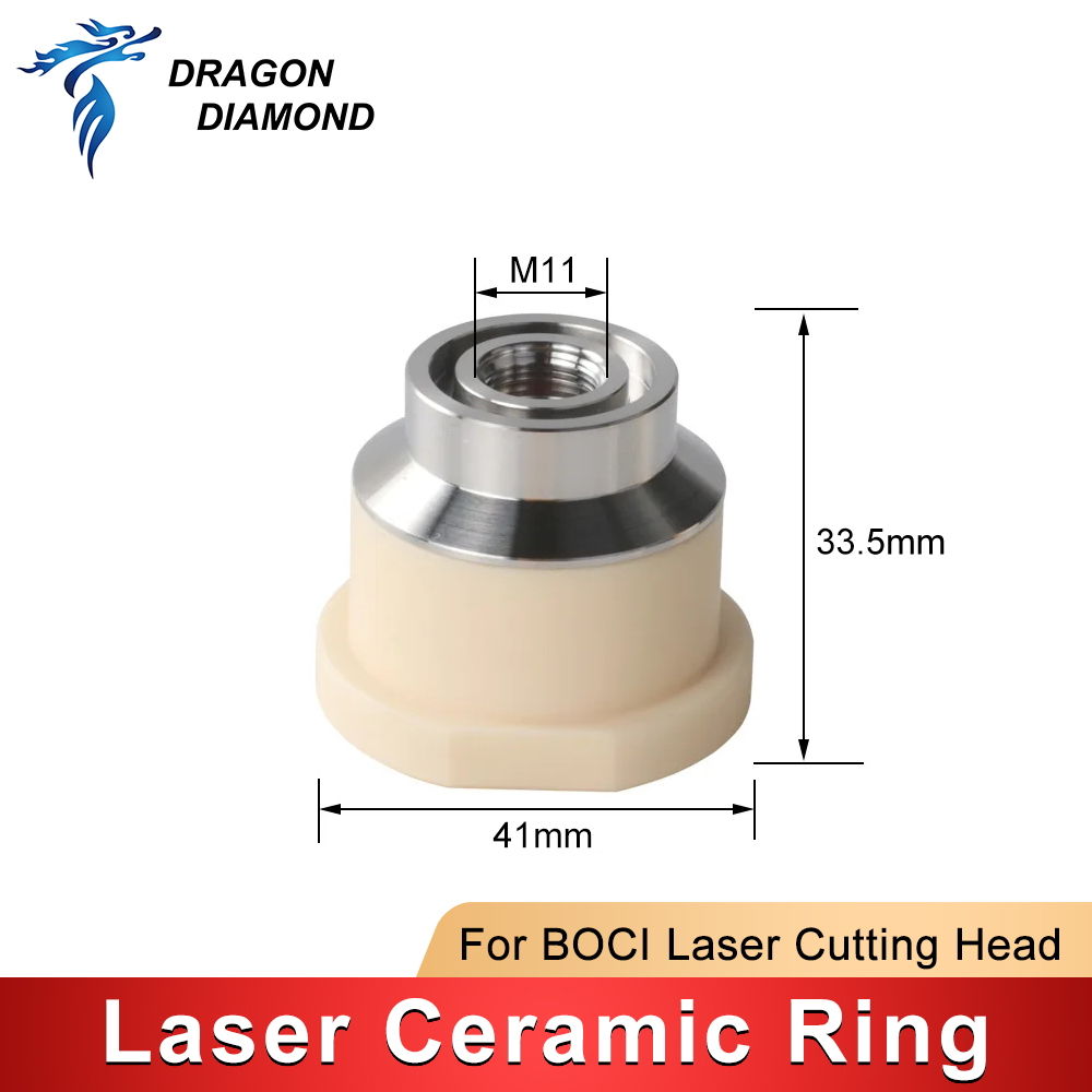 حامل فوهة ليزر سيراميك D41 H33 - مراجعة Laser Nozzle Ceramic وسعره