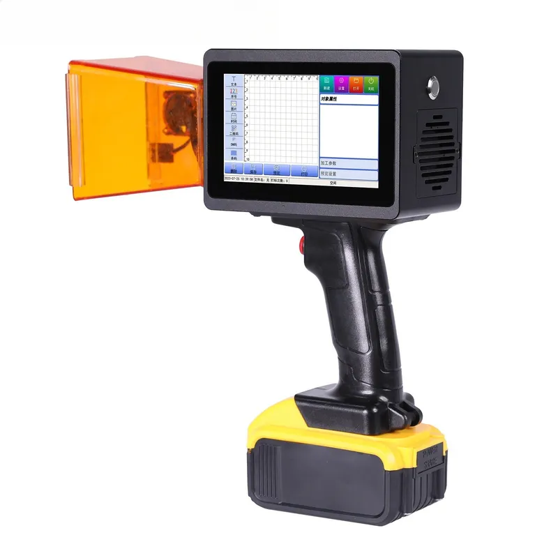 آلة نقش بالليزر محمولة L4 10W  - مراجعة Industrial Handheld Laser Printer وسعره