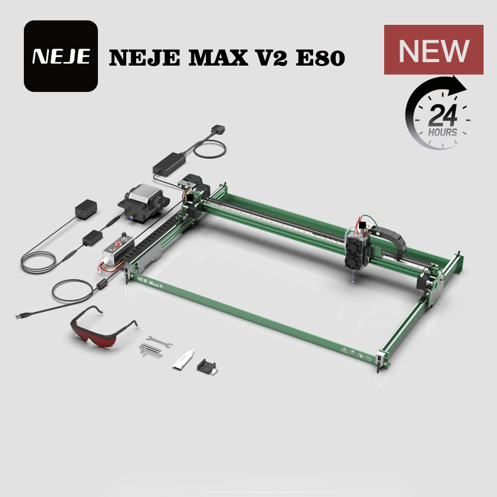 ماكينة النقش بالليزر NEJE MAX  - مراجعة Industrial Laser Engraver وسعره