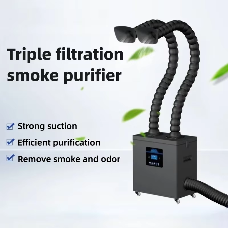 جهاز استخراج أبخرة اللحام الصن - مراجعة Industrial Laser Fume Extractor وسعره