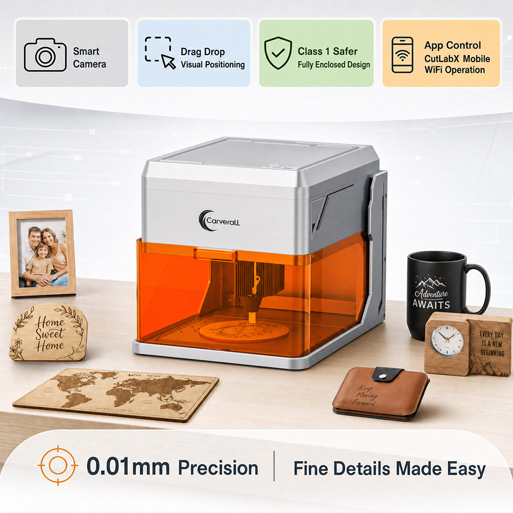 آلة النقش بالليزر كارفيرال A1P - مراجعة Industrial Acrylic Laser Cutter وسعره