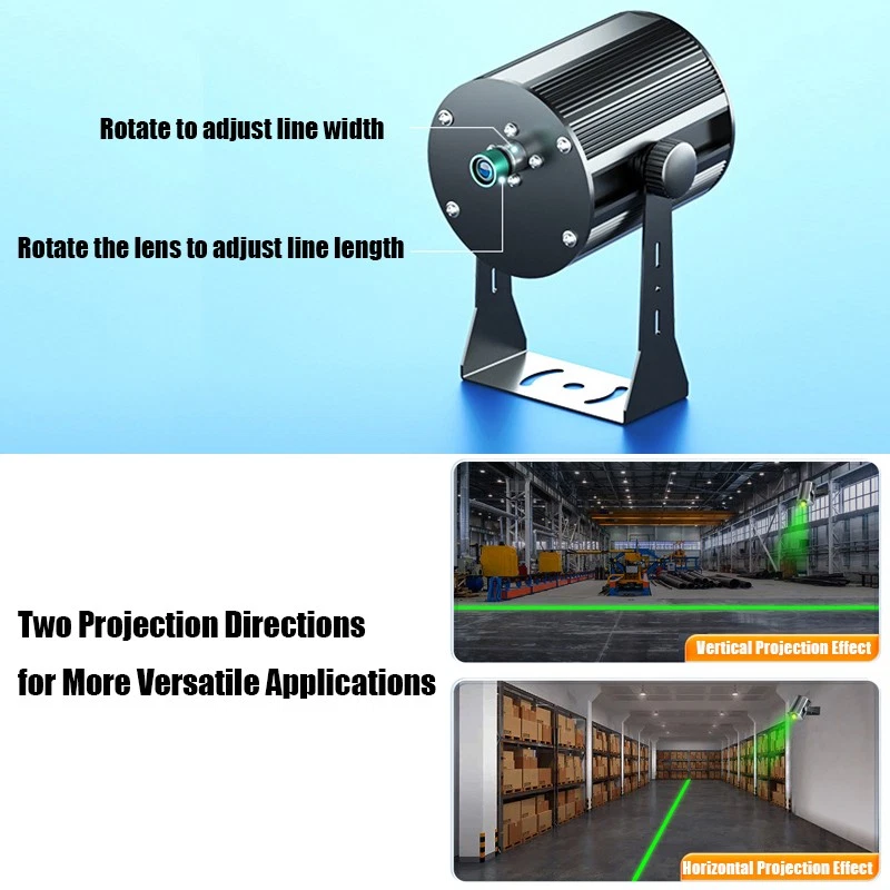 أضواء الإسقاط بالليزر الصناعية - مراجعة Industrial Laser Line Projector وسعره