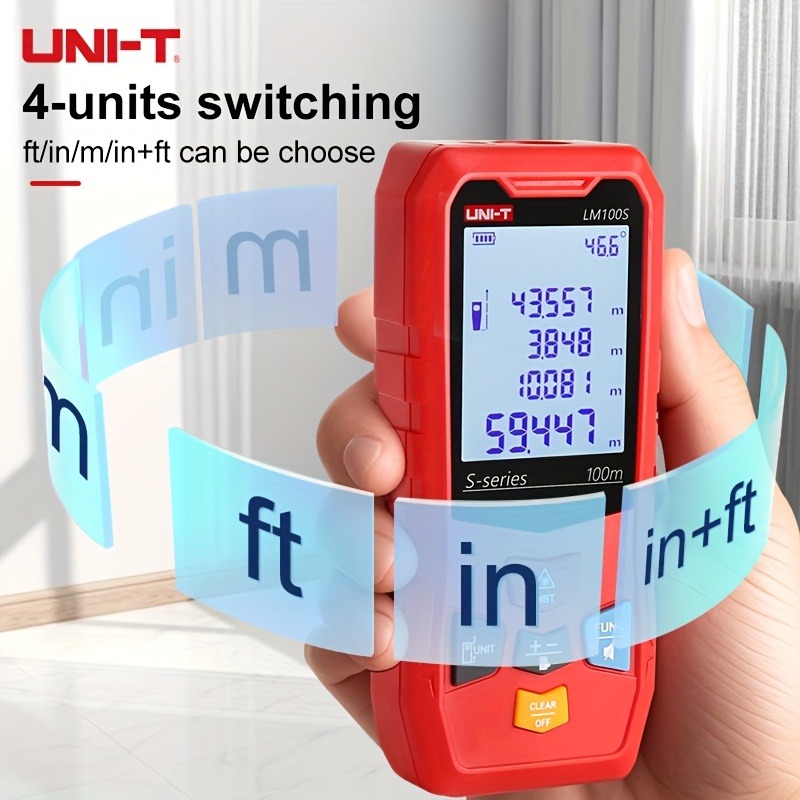 وحدة ليزر Rangefinder LM40S/60 - مراجعة Industrial Laser Tape Measure وسعره