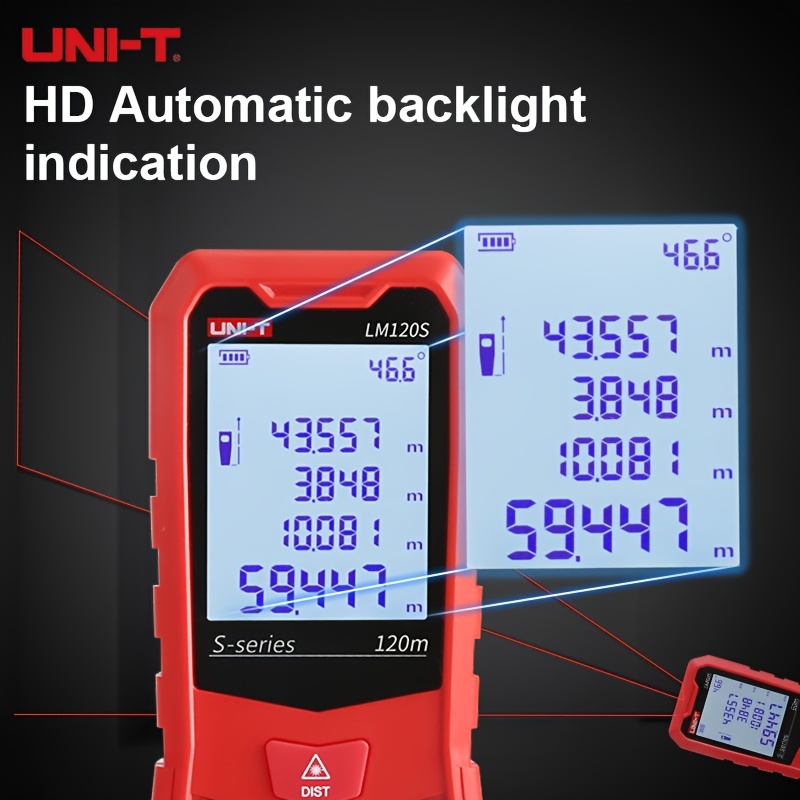 وحدة ليزر Rangefinder LM40S/60 - مراجعة Industrial Laser Tape Measure وسعره